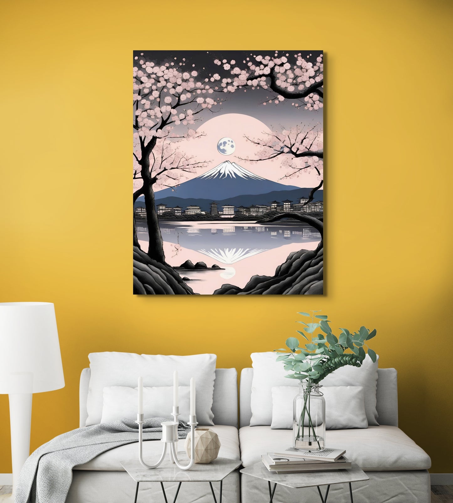 Mt. Fuji Cherry Blossoms - Canvas